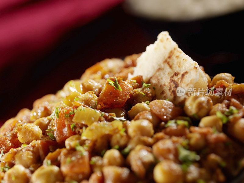 Chana Masala，印度素食菜肴